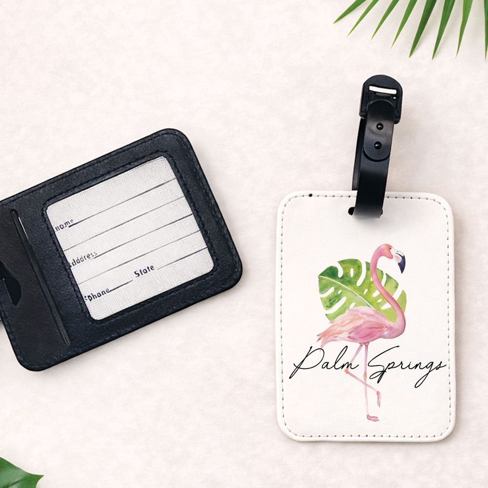 Flamingo Luggage Tags