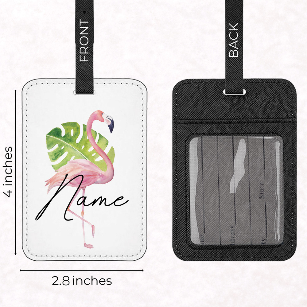 Flamingo Luggage Tags