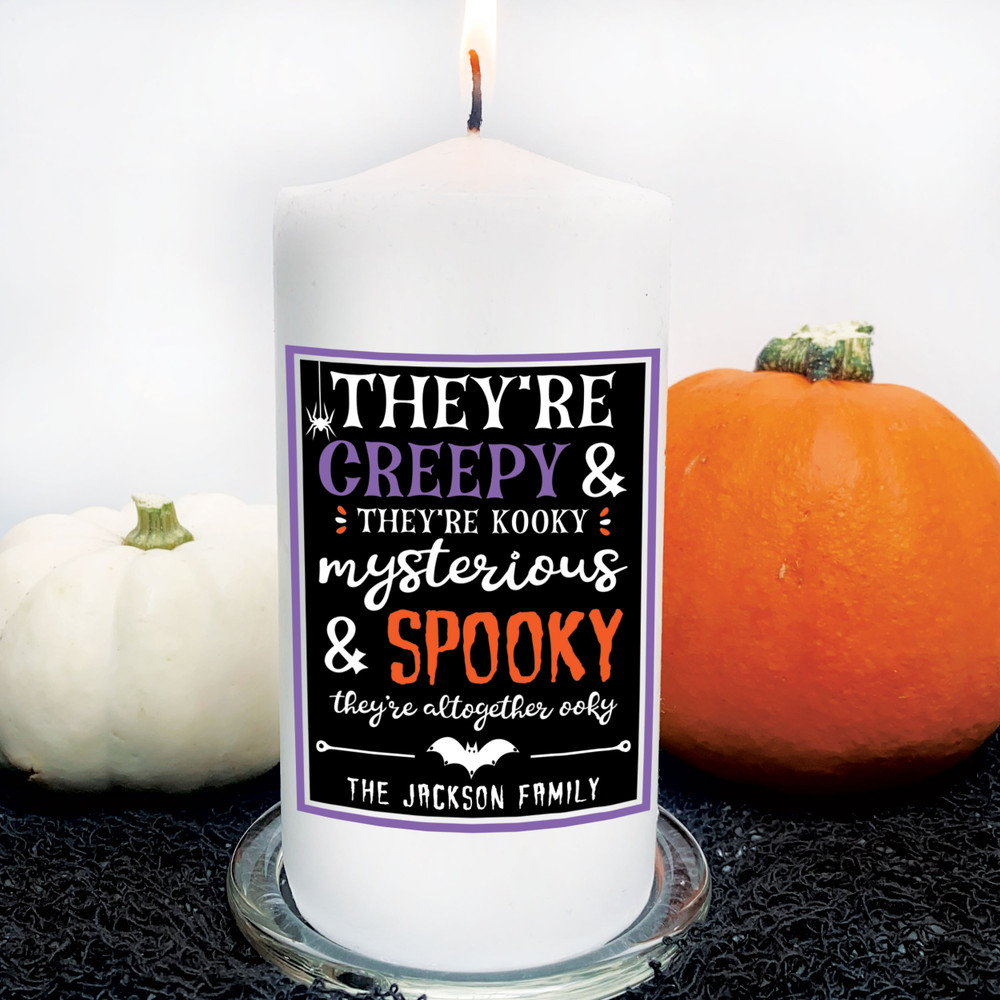 Creepy & Kooky Halloween Candle