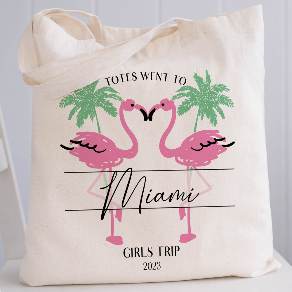 Flamingo Destination Tote Bags