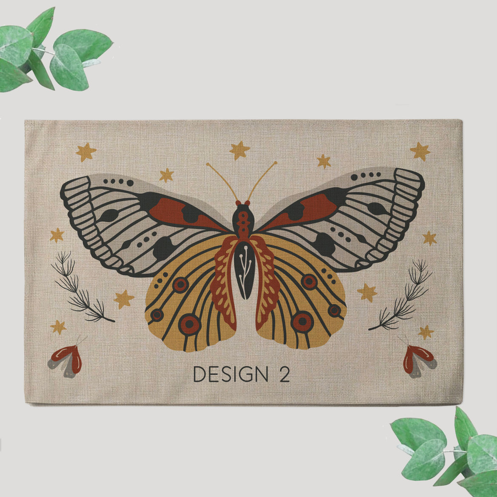 Mariposa Nocturna Placemats