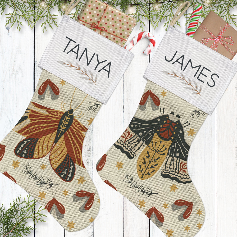 Mariposa Nocturna Christmas Stockings