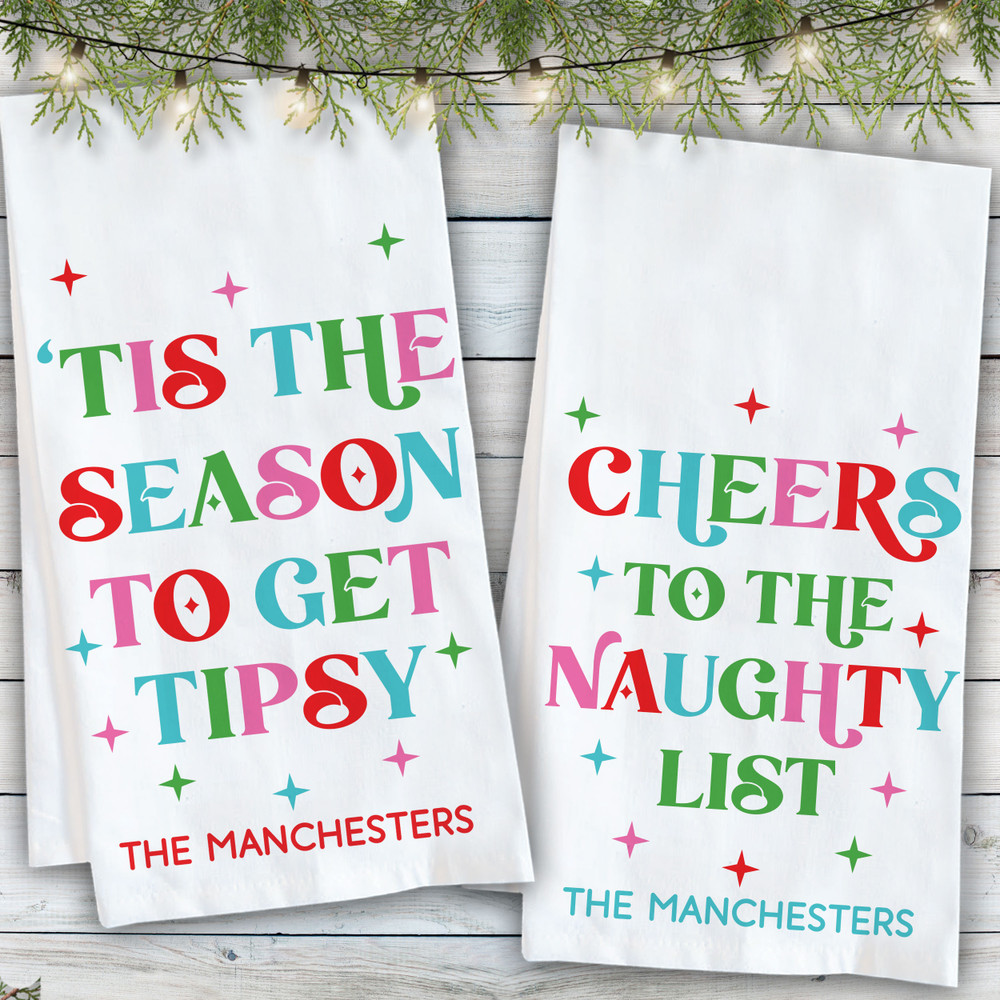 Cheerful Christmas Kitchen Towels