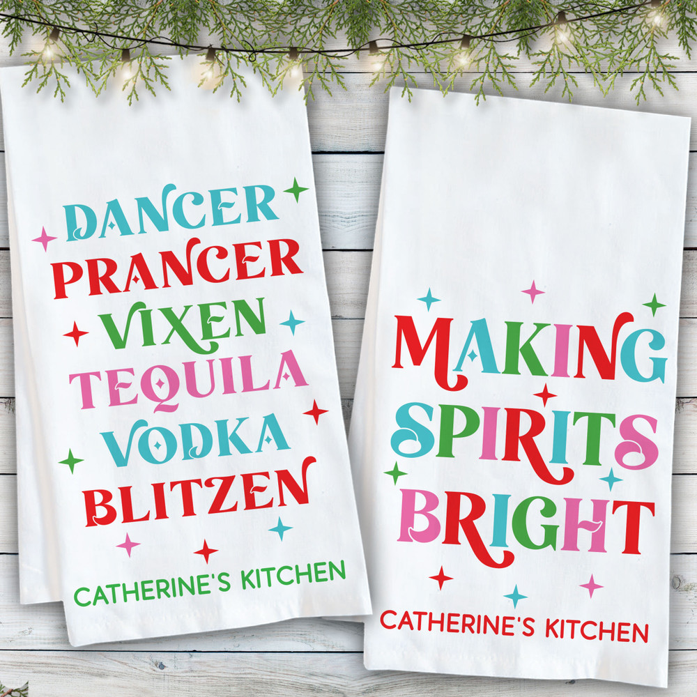 Cheerful Christmas Kitchen Towels