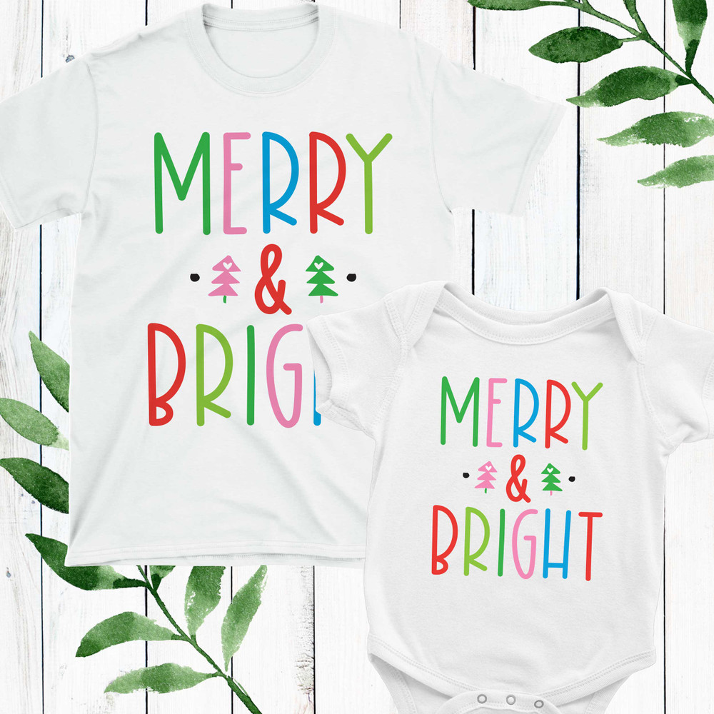 Merry & Bright Baby + Kids Shirts