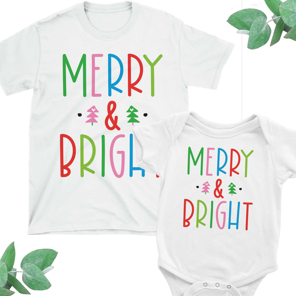 Merry & Bright Baby + Kids Shirts