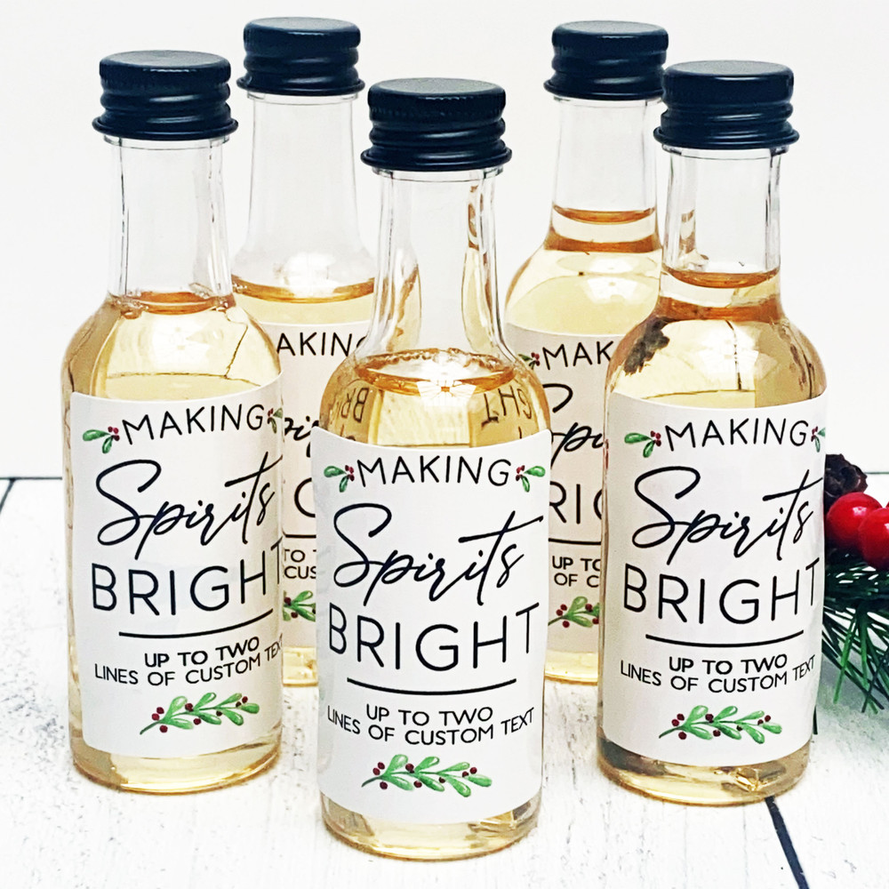 Mistletoe Spirits Mini Bottles