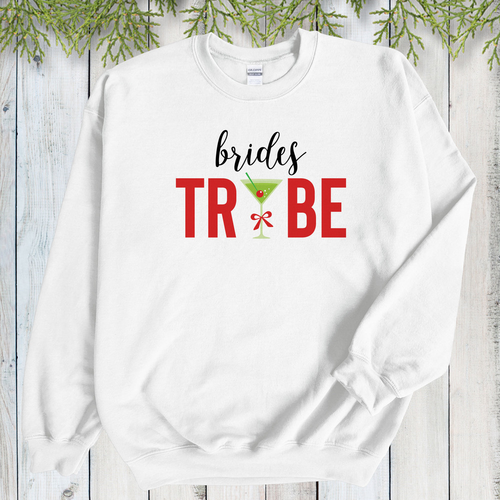Bride Tribe Christmas Cocktail Sweatshirts