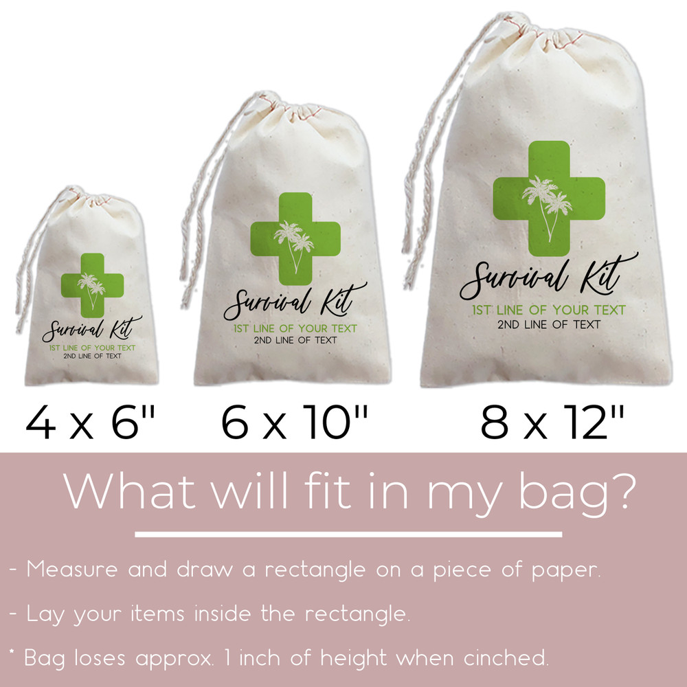Cannabis Cross Survival Kit Favor Bags