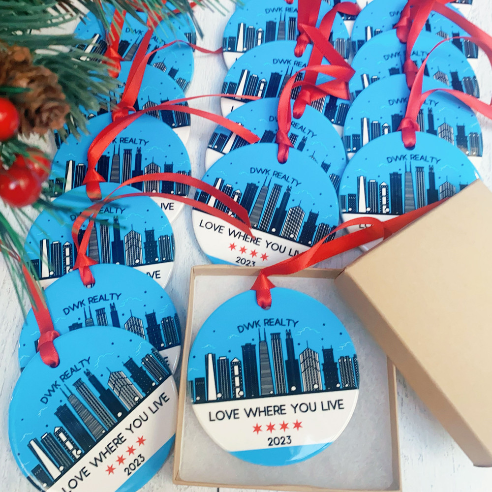 Windy City Chicago Business Ornaments