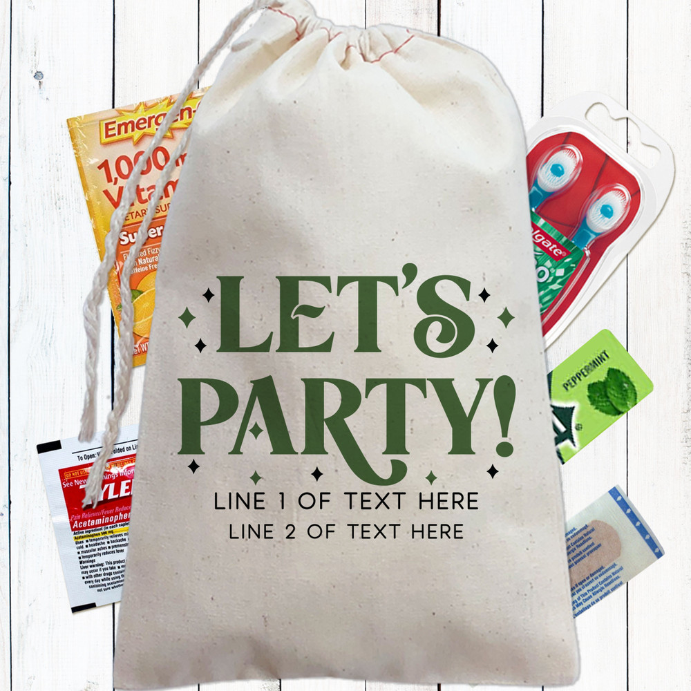 Let’s Party Custom Bags