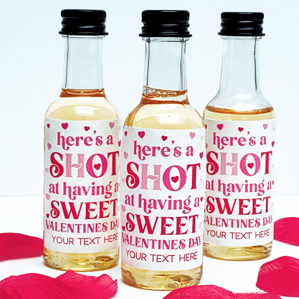 Here's a Shot Valentine's Mini Bottles