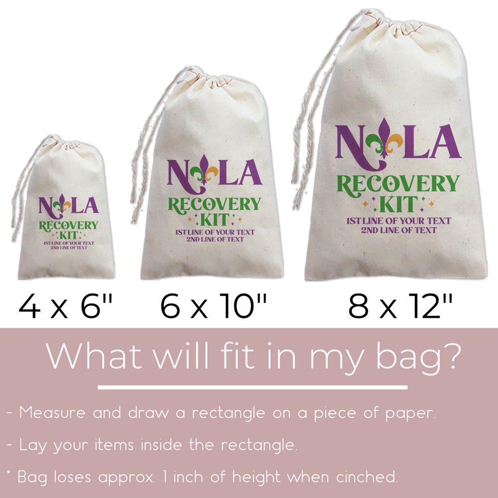 NOLA Recovery Kit Favor Bags
