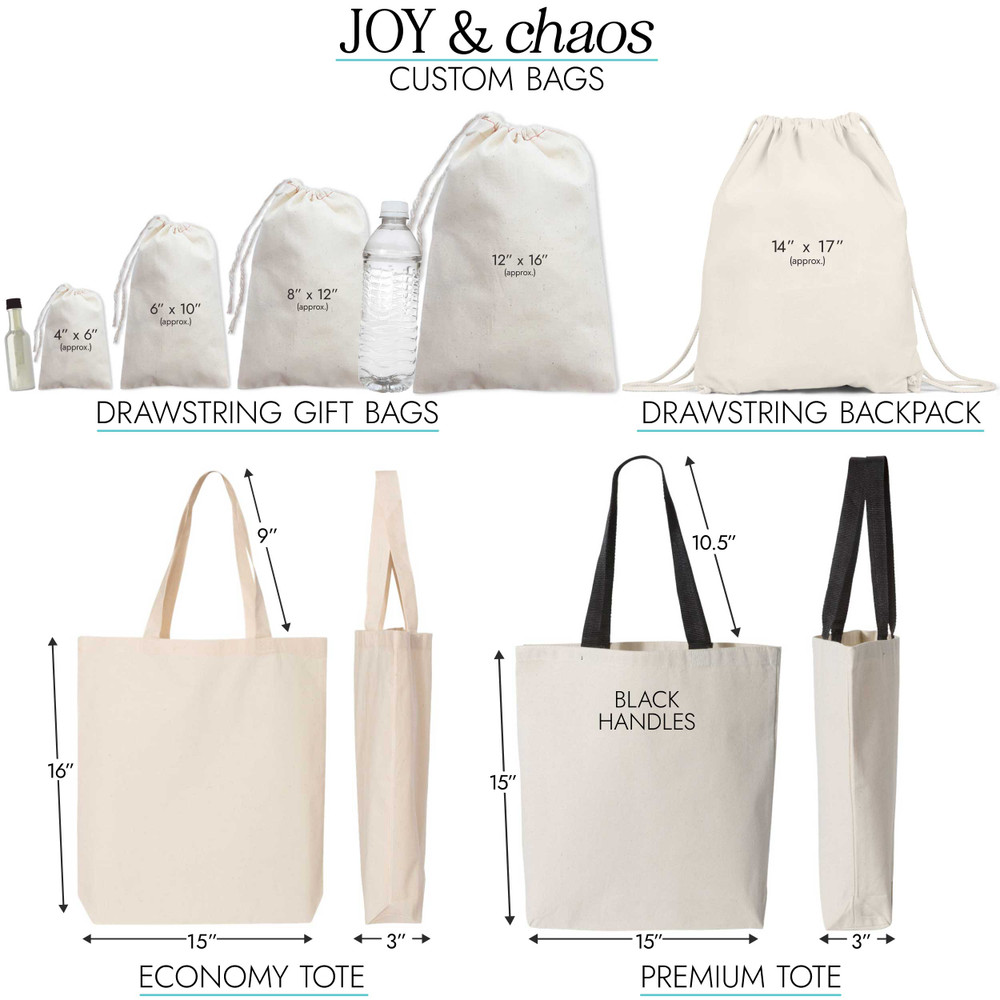 Eucalyptus Bridal Party Tote Bags