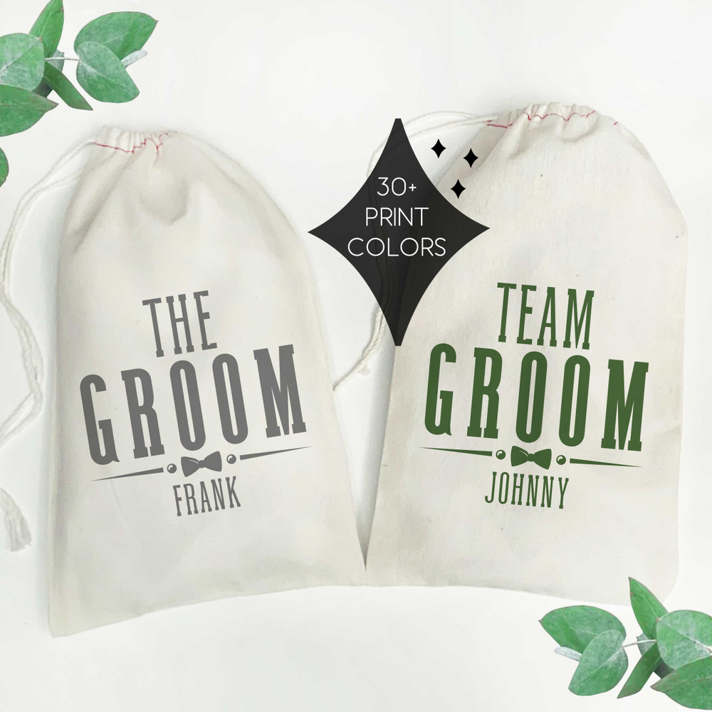 Suit Up Team Groom Gift Bags