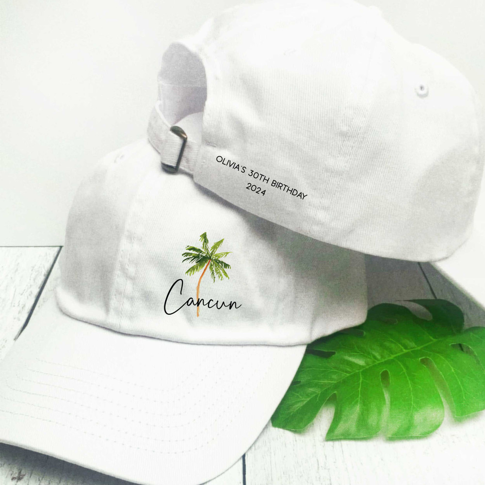 Palm Tree Mexico Baseball Hats