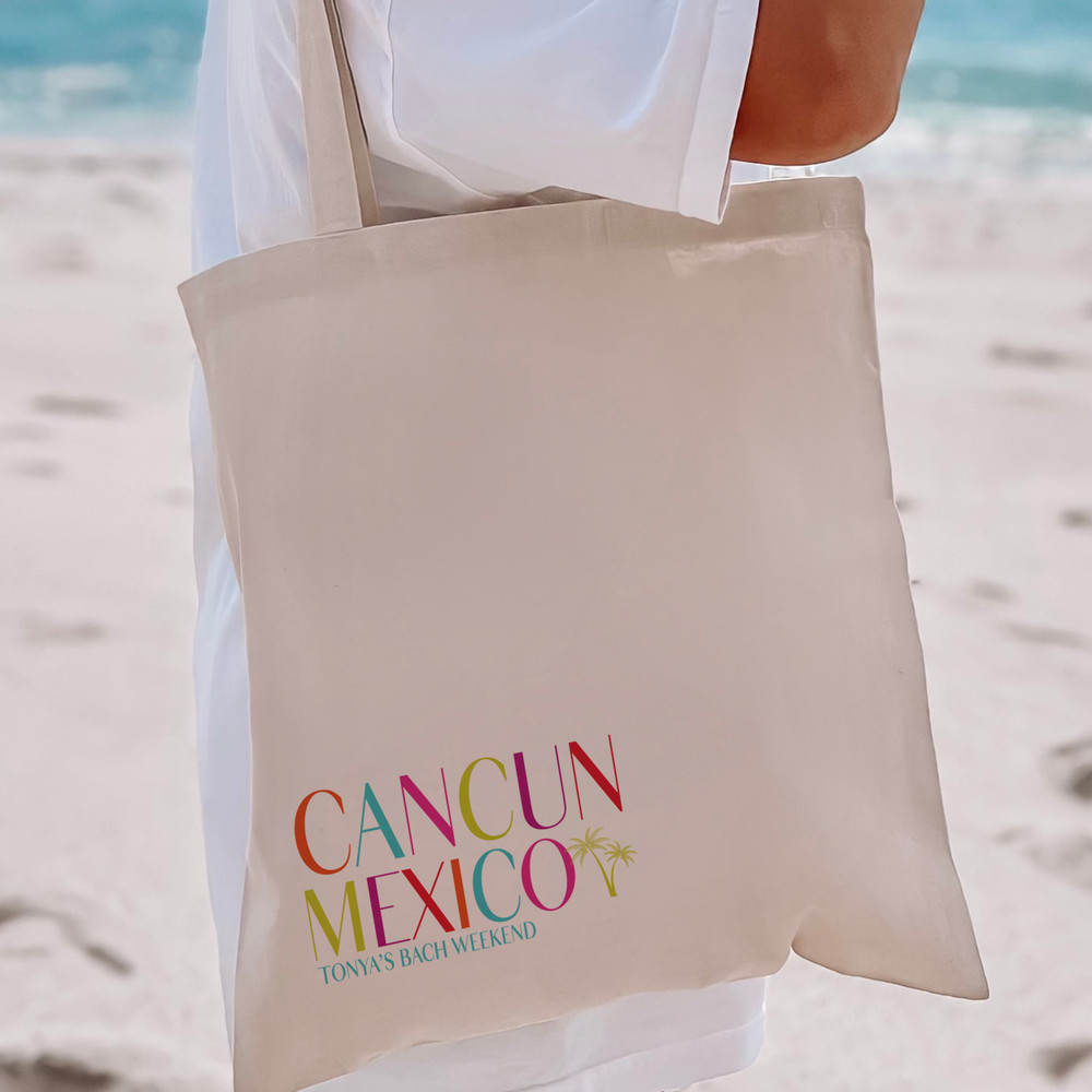 Cancun Mexico Tote + Favor Bags