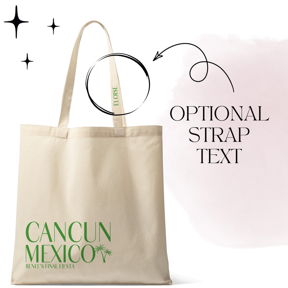 Cancun Mexico Tote + Favor Bags