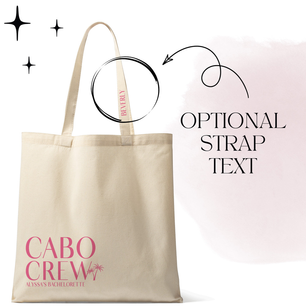 Cabo Crew Tote + Favor Bags