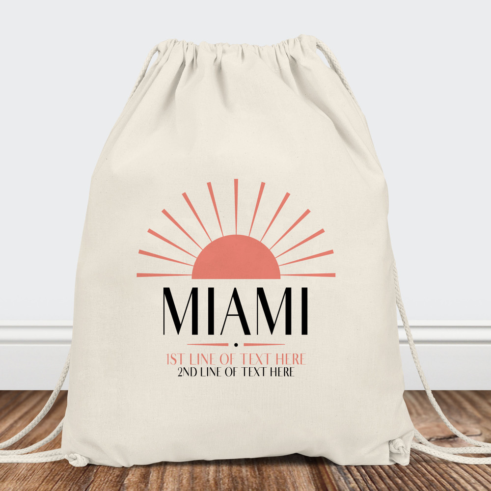 Miami Sunshine Tote Bags