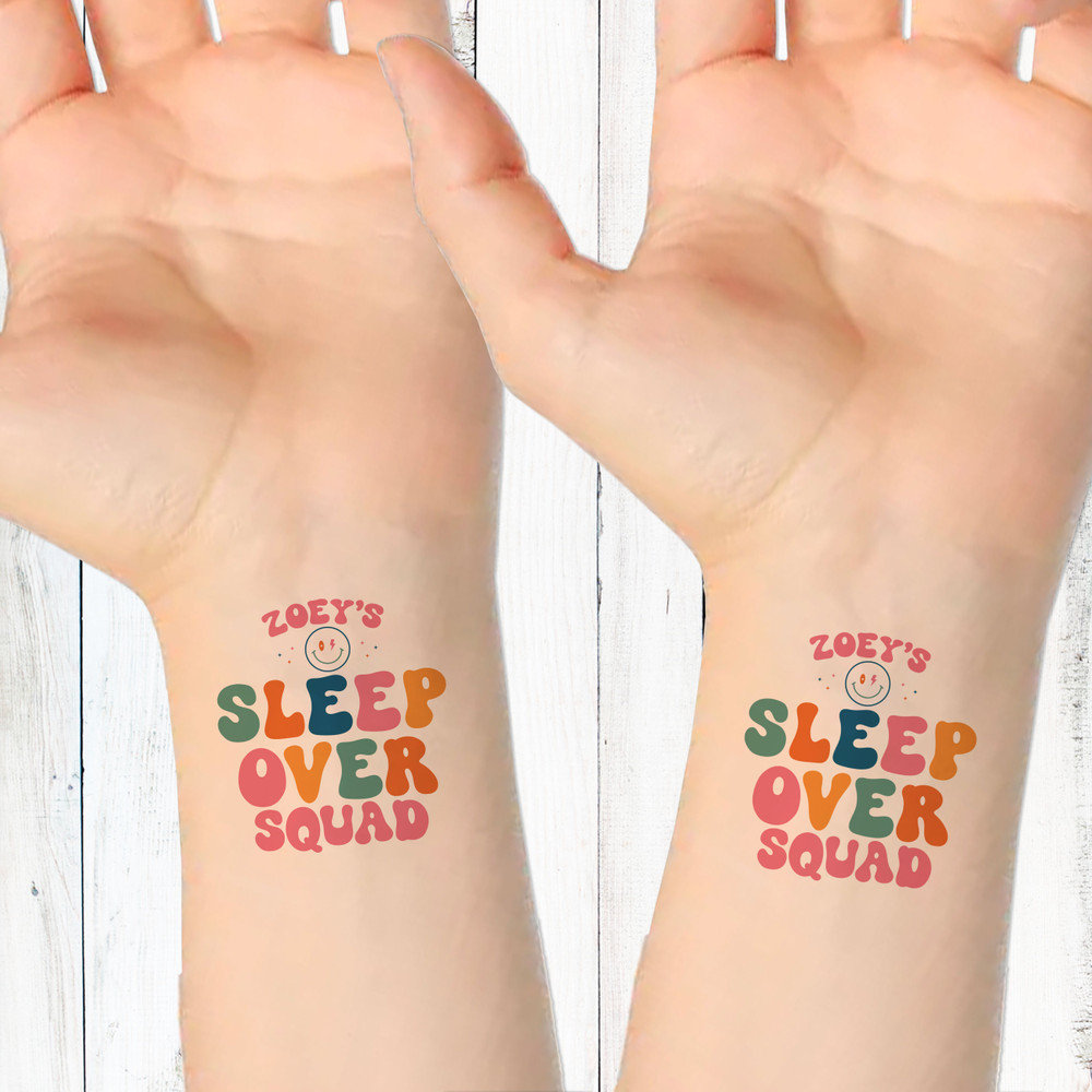 Retro Sleepover Squad Tattoos
