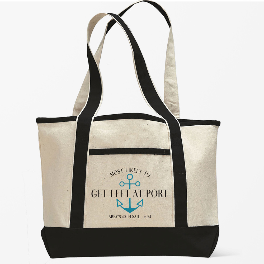 Cruise Most Likely To Beach Tote Bags