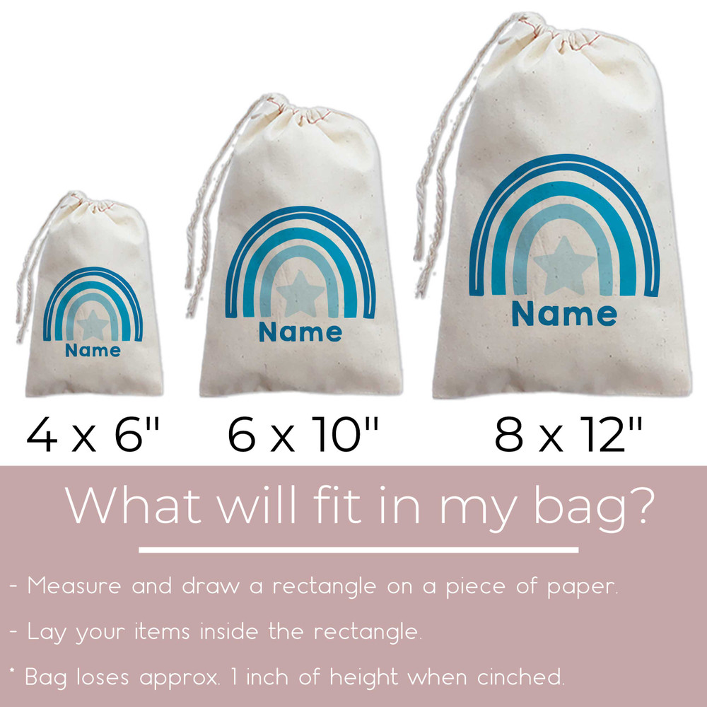 Watercolor Rainbow Favor Bags