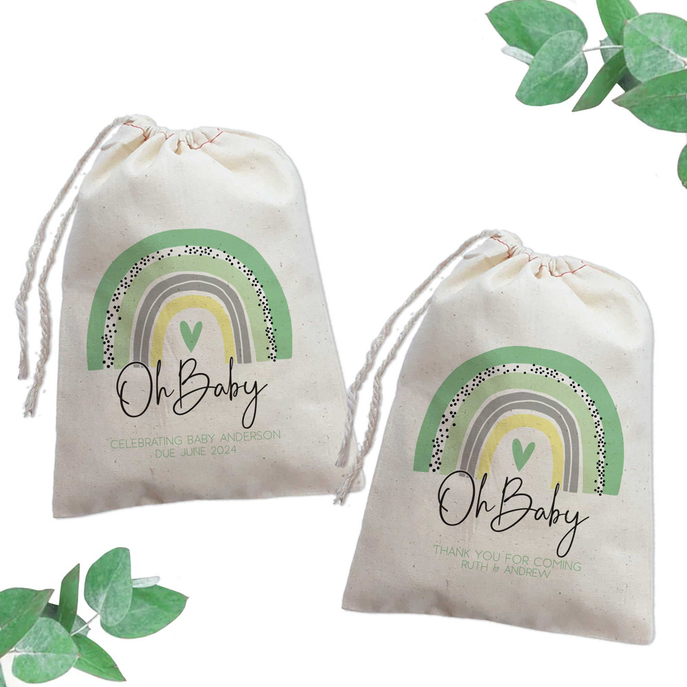 Oh Baby Boho Rainbow Baby Shower Bags