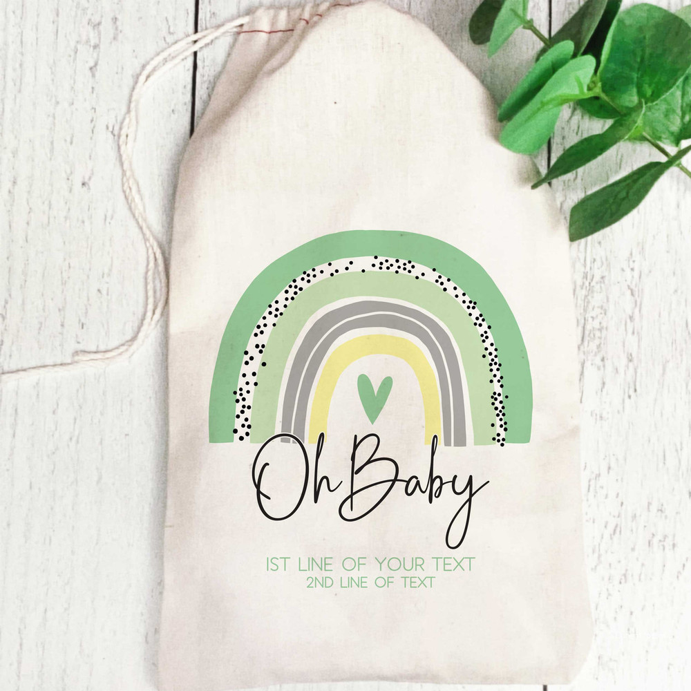 It's A Boy Boho Rainbow Baby Shower Bags