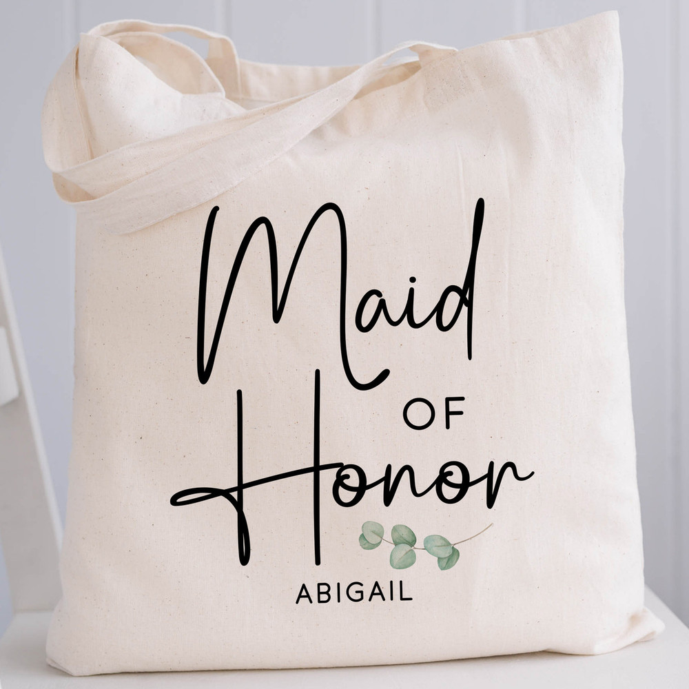 Eucalyptus Maid of Honor Tote Bag