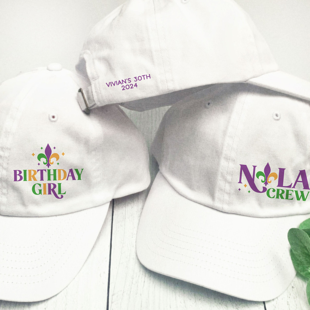 NOLA Crew Bachelorette Baseball Hats