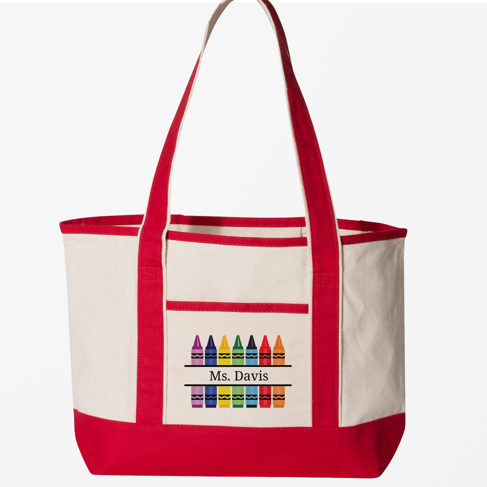 Crayons Beach Tote Bag