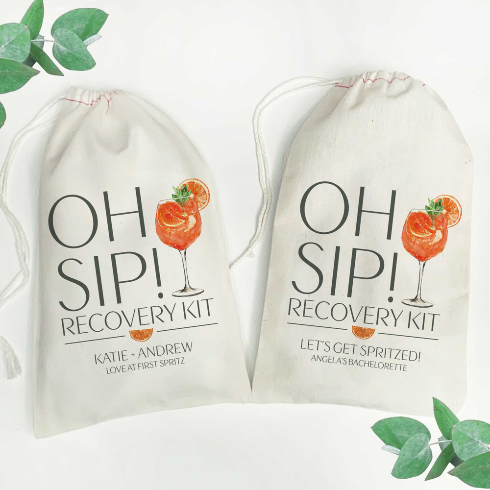 Aperol Spritz Oh Sip Recovery Kit Bags