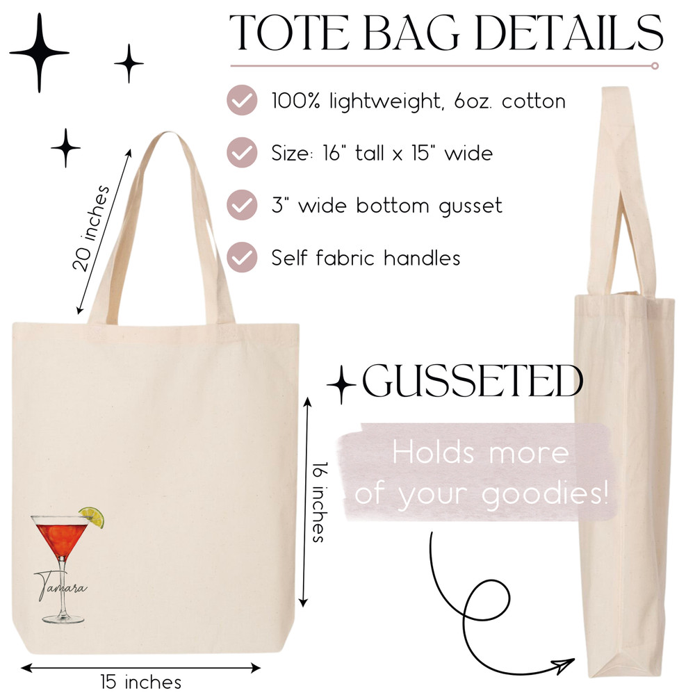 Cosmoplitan Tote Bags