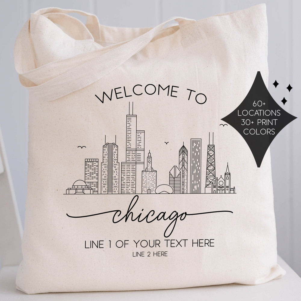 Chicago Welcome Tote Bags