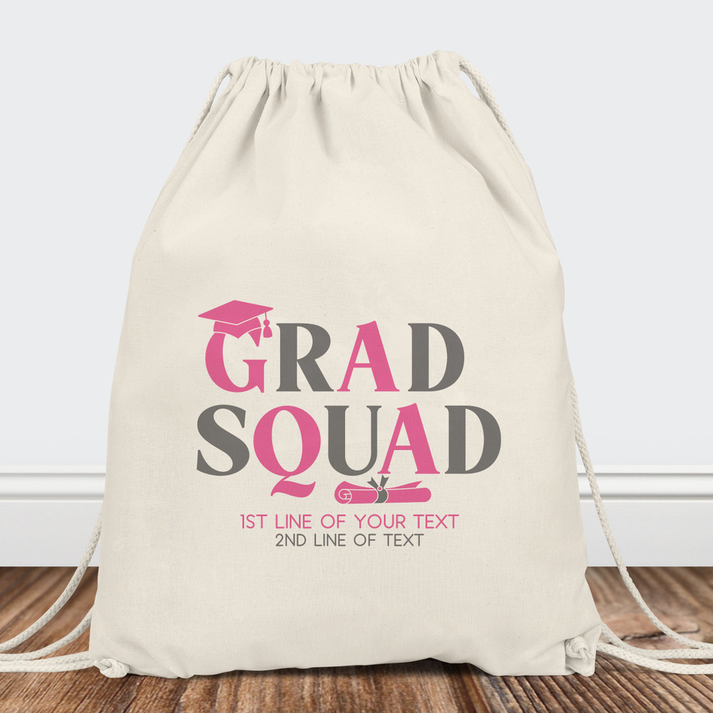 Retro Grad Squad Tote Bags