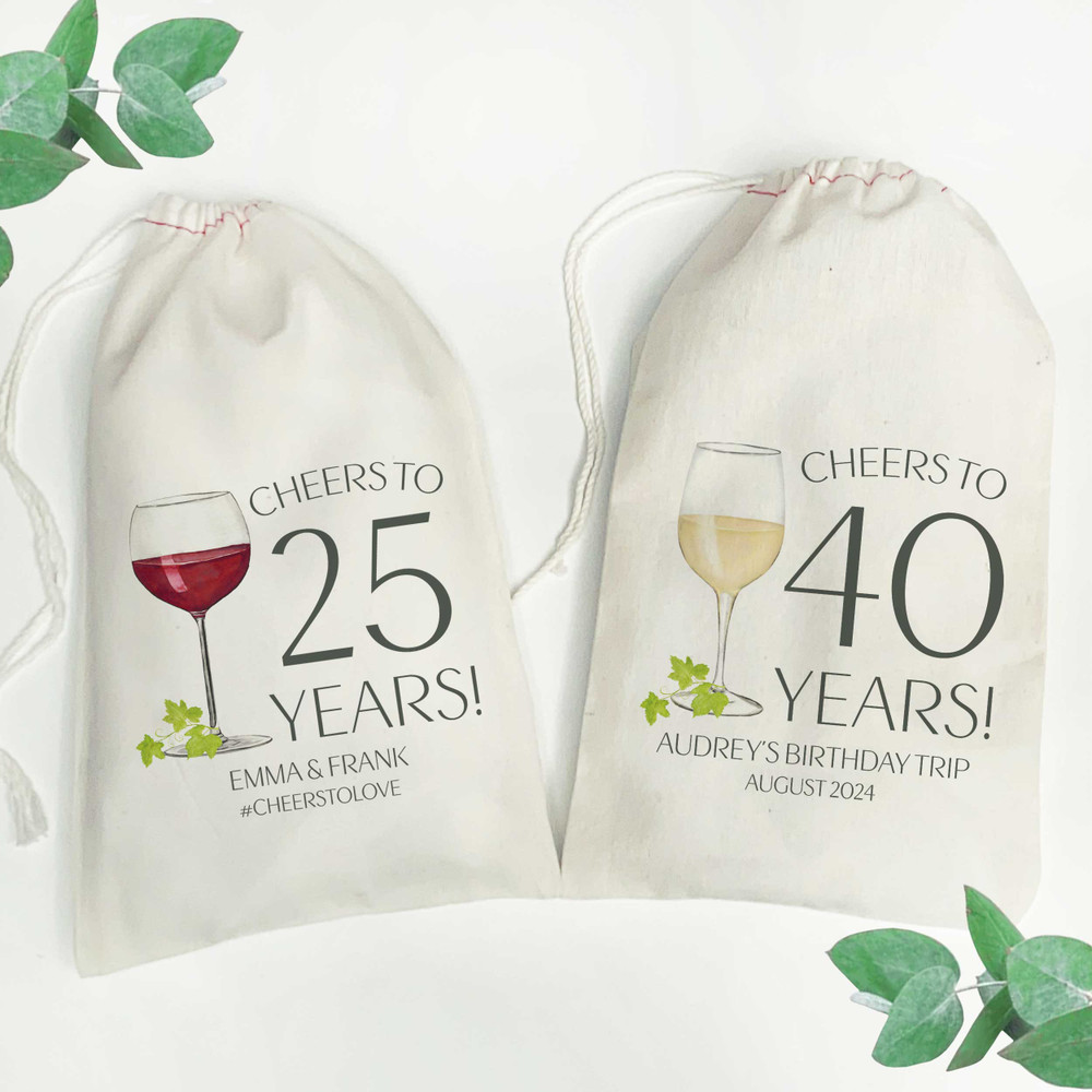 Wine Cheers to the Years Bags