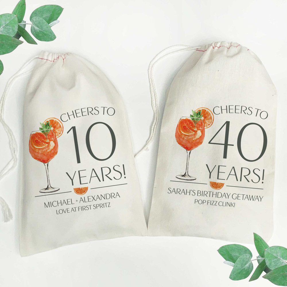 Aperol Spritz Cheers to the Years Bags