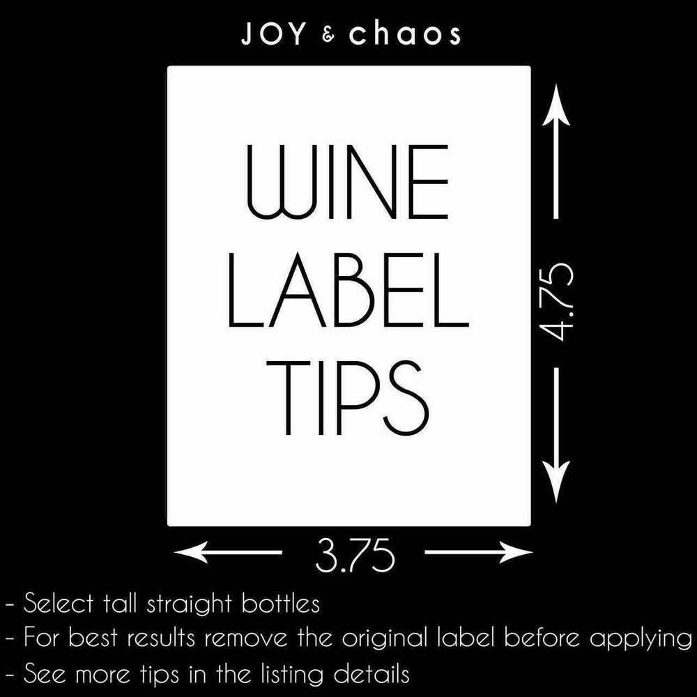 Retro Graduation Wine Labels