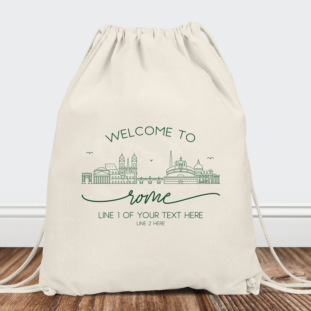 Rome Welcome Tote Bags