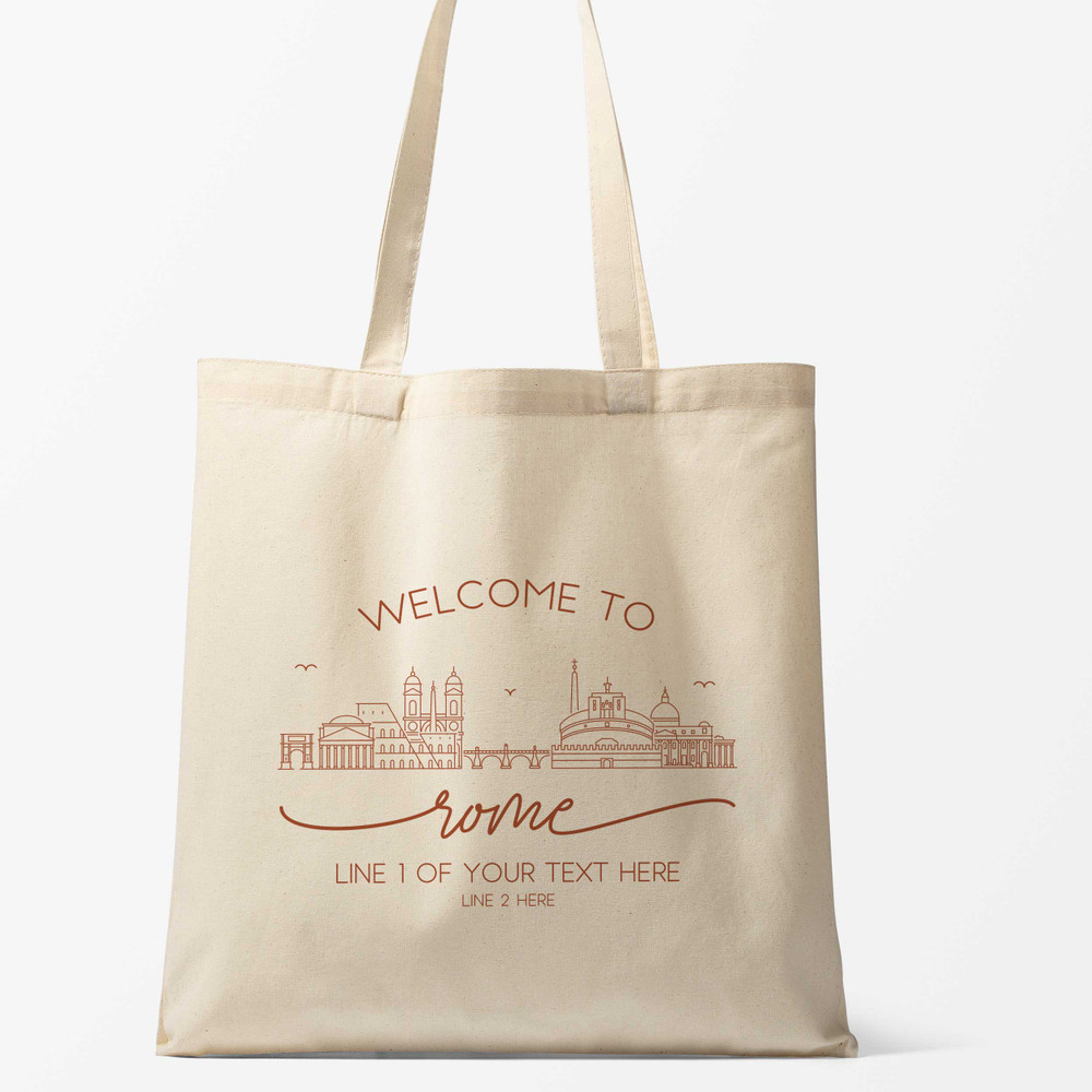 Rome Welcome Tote Bags