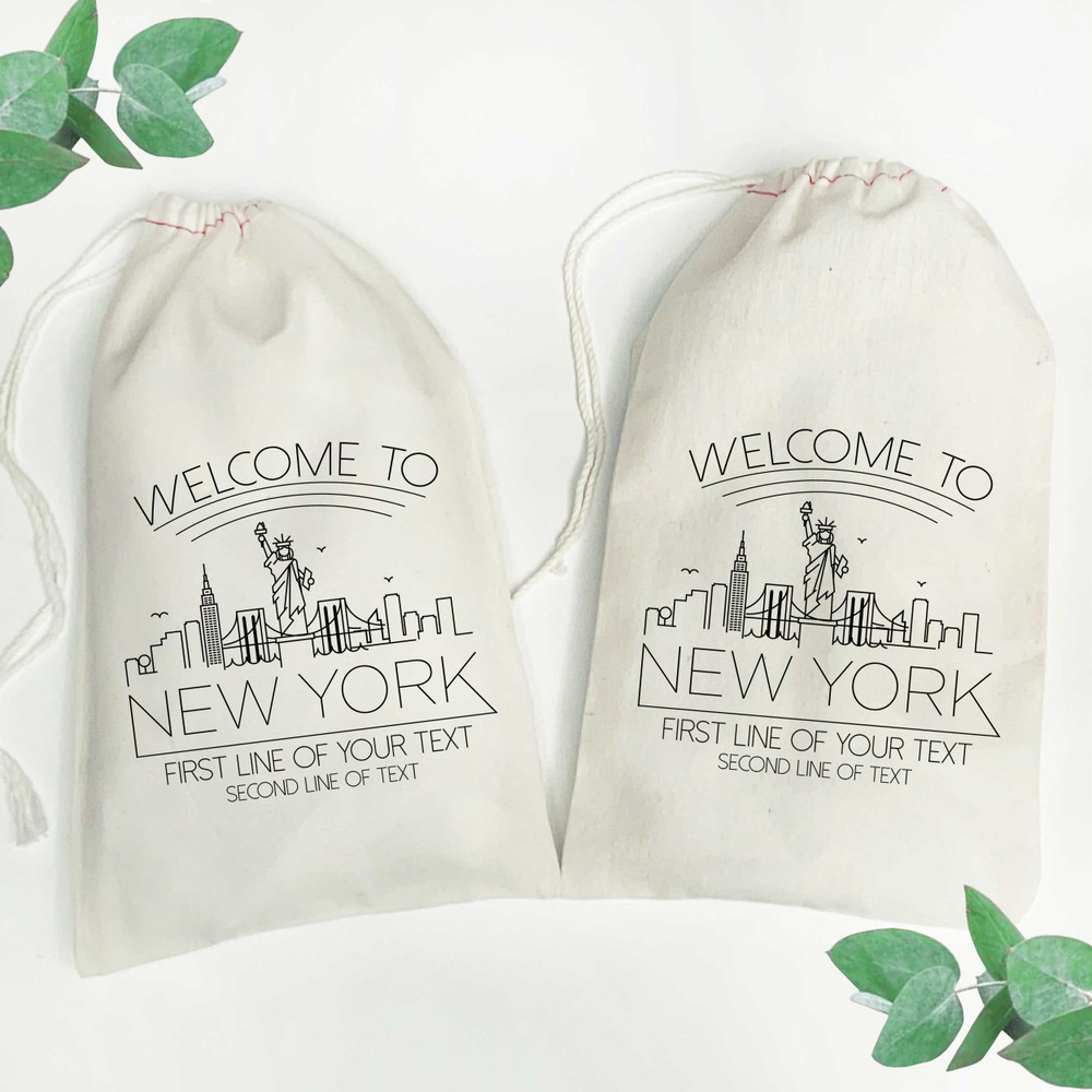 Welcome to New York Skyline Bags