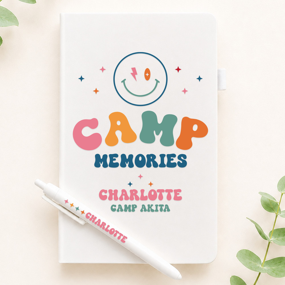 Retro Camp Memories Notebook
