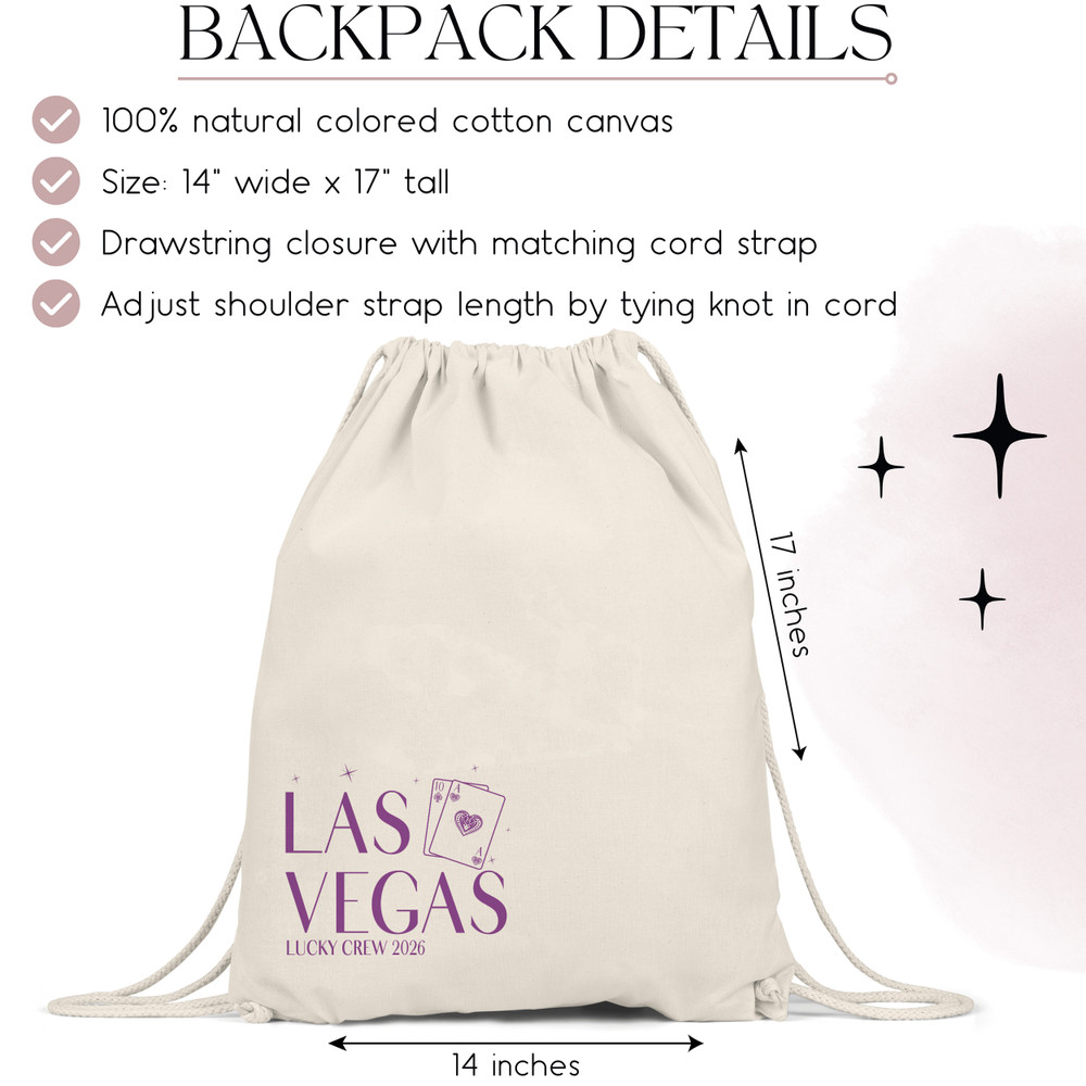 Las Vegas Tote + Favor Bags