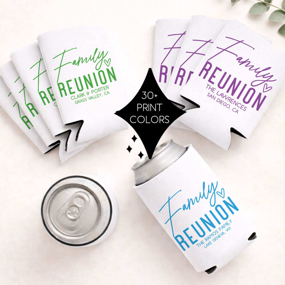 Family Reunion Can Coolers