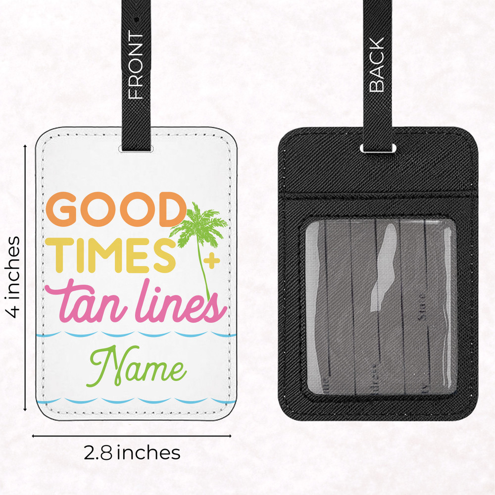 Good Times + Tan Lines Luggage Tags