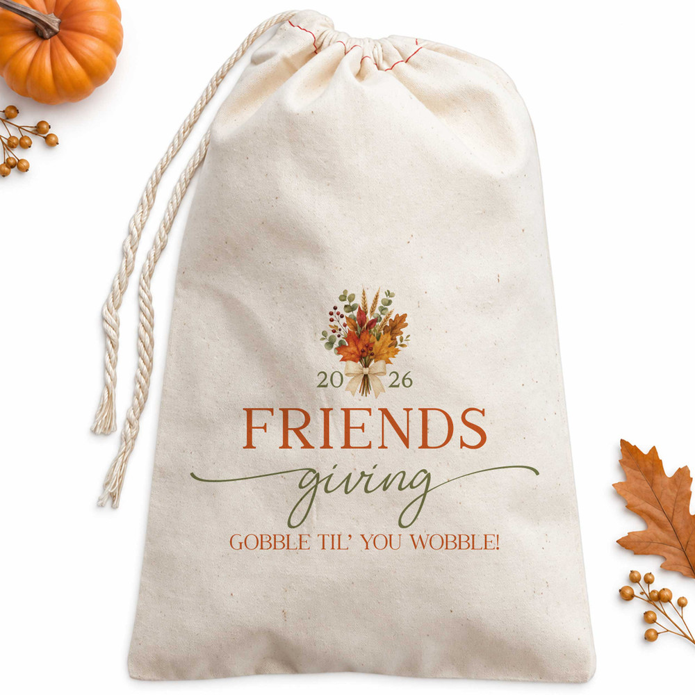 Floral Friendsgiving  Bags