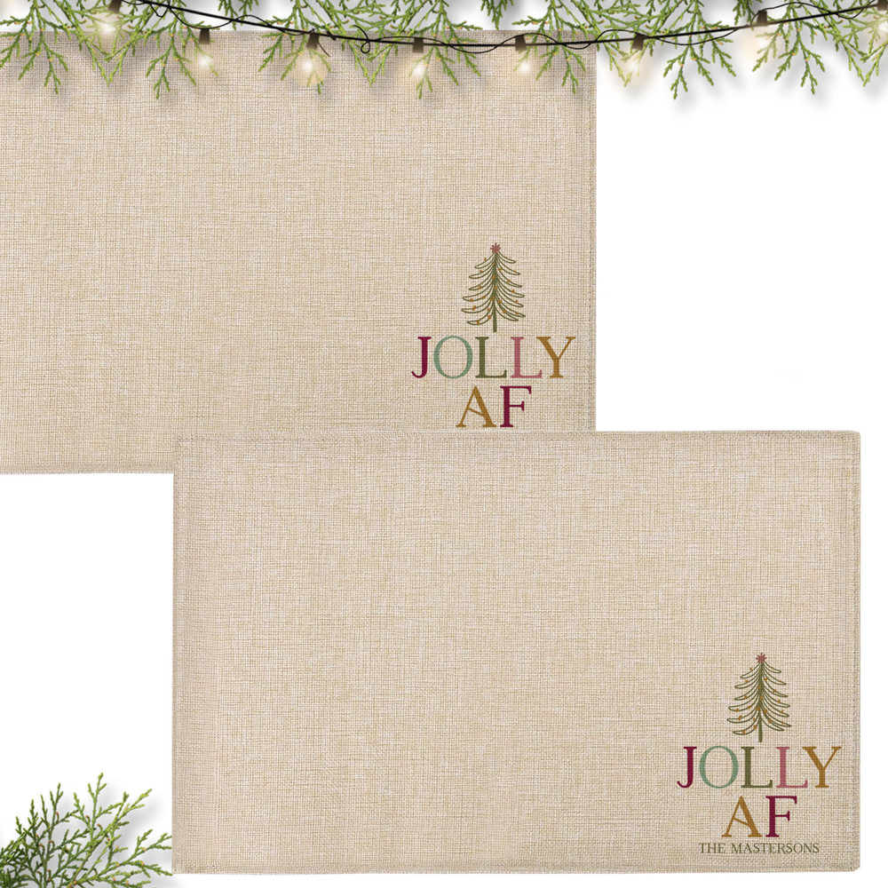 Boho Jolly AF Placemat