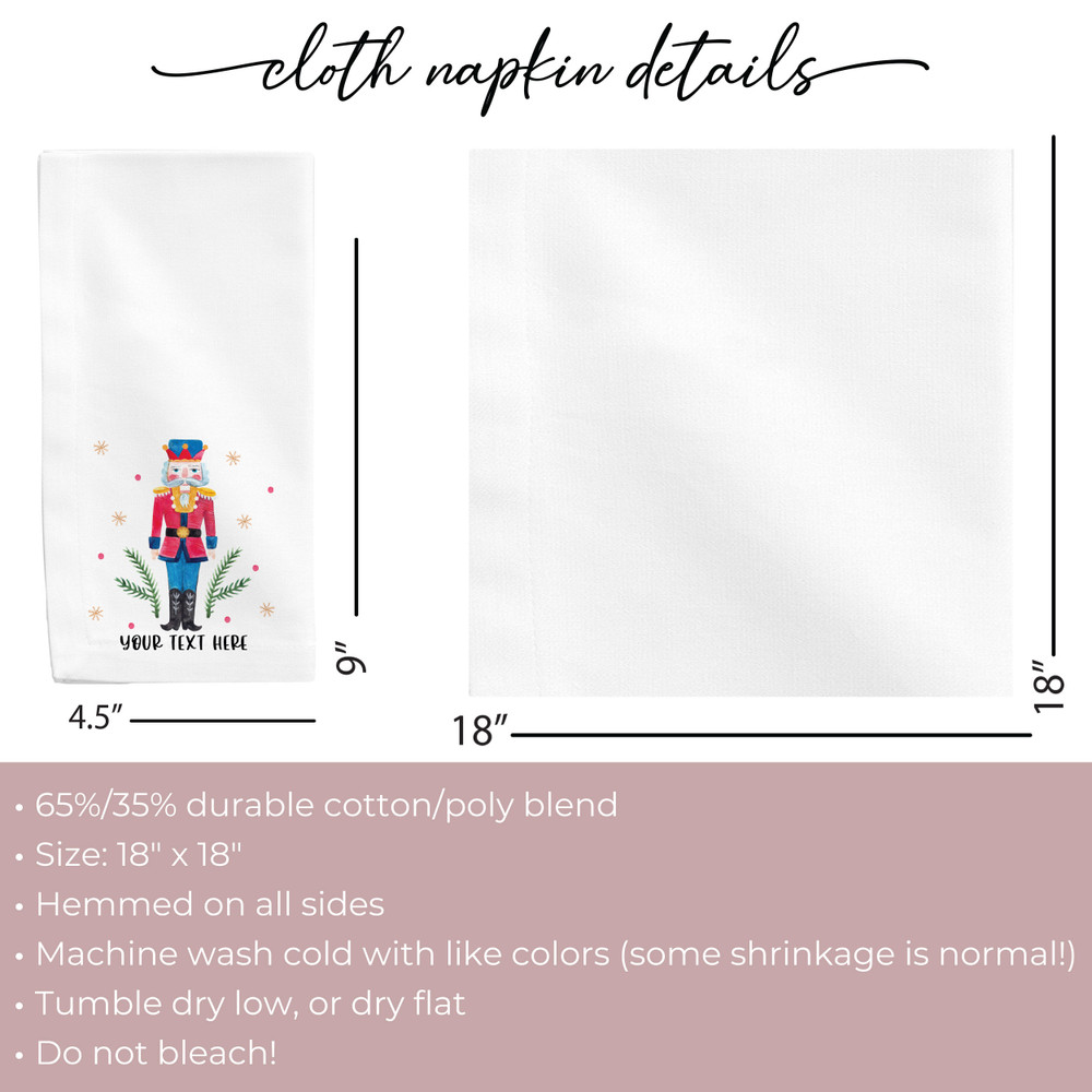 Nutcracker Napkins