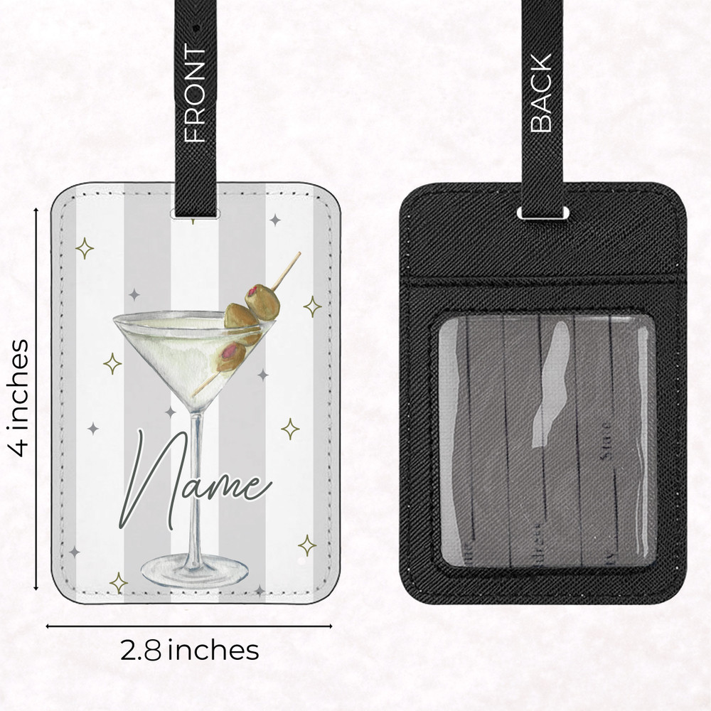 Martini Luggage Tags